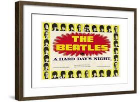 A Hard Day's Night, 1964-null-Framed Giclee Print