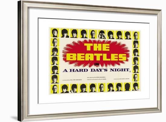 A Hard Day's Night, 1964-null-Framed Giclee Print