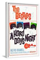 A Hard Day's Night, the Beatles, 1964-null-Framed Art Print