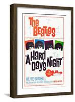 A Hard Day's Night, the Beatles, 1964-null-Framed Art Print