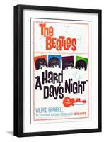 A Hard Day's Night, the Beatles, 1964-null-Framed Art Print