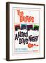 A Hard Day's Night, the Beatles, 1964-null-Framed Art Print