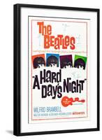 A Hard Day's Night, the Beatles, 1964-null-Framed Art Print