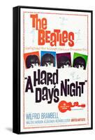 A Hard Day's Night, the Beatles, 1964-null-Framed Stretched Canvas
