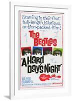 A Hard Day's Night, the Beatles, Paul Mccartney, John Lennon, George Harrison, Ringo Starr, 1964-null-Framed Art Print