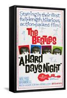 A Hard Day's Night, the Beatles, Paul Mccartney, John Lennon, George Harrison, Ringo Starr, 1964-null-Framed Stretched Canvas