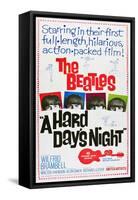 A Hard Day's Night, the Beatles, Paul Mccartney, John Lennon, George Harrison, Ringo Starr, 1964-null-Framed Stretched Canvas