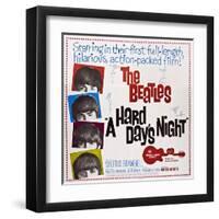 A Hard Day's Night, the Beatles, Paul Mccartney, John Lennon, George Harrison, Ringo Starr, 1964-null-Framed Art Print