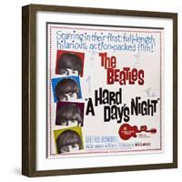 A Hard Day's Night, the Beatles, Paul Mccartney, John Lennon, George Harrison, Ringo Starr, 1964-null-Framed Art Print