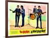 A Hard Days Night, Paul Mccartney, George Harrison, Ringo Starr, John Lennon, 1964-null-Framed Art Print