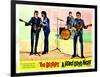 A Hard Days Night, Paul Mccartney, George Harrison, Ringo Starr, John Lennon, 1964-null-Framed Art Print