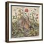 A Hare among Plants, 1582 (W/C & Bodycolour with Gum Arabic on Vellum)-Hans Hoffmann-Framed Giclee Print