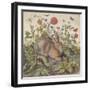 A Hare among Plants, 1582 (W/C & Bodycolour with Gum Arabic on Vellum)-Hans Hoffmann-Framed Giclee Print