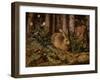 A Hare in the Forest, by Hans Hoffmann, c. 1585, German painting,-Hans Hoffmann-Framed Art Print