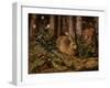 A Hare in the Forest, by Hans Hoffmann, c. 1585, German painting,-Hans Hoffmann-Framed Art Print