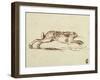 A Hare Running, with Ears Laid Back-James Seymour-Framed Giclee Print