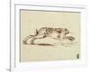 A Hare Running, with Ears Laid Back-James Seymour-Framed Giclee Print