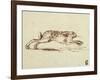 A Hare Running, with Ears Laid Back-James Seymour-Framed Giclee Print