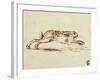 A Hare Running, with Ears Laid Back-James Seymour-Framed Giclee Print