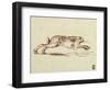 A Hare Running, with Ears Laid Back-James Seymour-Framed Giclee Print