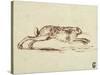 A Hare Running, with Ears Laid Back-James Seymour-Stretched Canvas