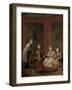 A Harem Scene with Turks Drinking Coffee-Christian W^e^ Dietrich-Framed Giclee Print