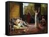 A Harem Scene-Giacomo Mantegazza-Framed Stretched Canvas