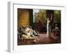 A Harem Scene-Giacomo Mantegazza-Framed Giclee Print