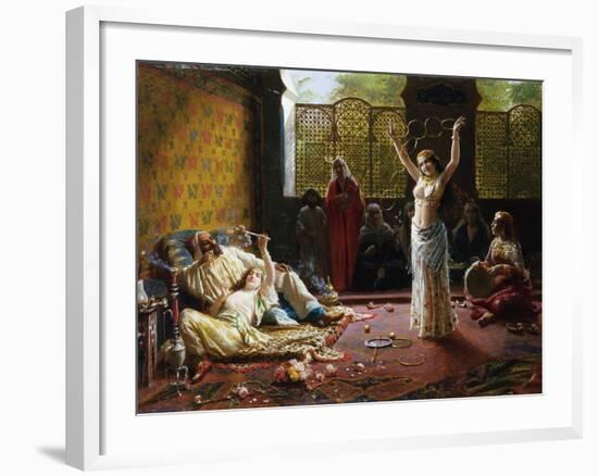 A Harem Scene-Giacomo Mantegazza-Framed Giclee Print