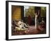 A Harem Scene-Giacomo Mantegazza-Framed Giclee Print