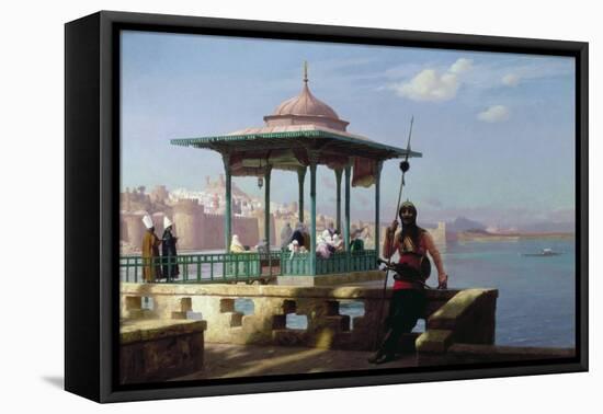 A Harem-Jean Leon Gerome-Framed Stretched Canvas