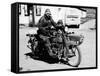 A Harley-Davidson with a Sidecar, 1923-null-Framed Stretched Canvas