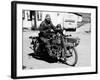 A Harley-Davidson with a Sidecar, 1923-null-Framed Photographic Print