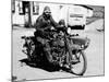 A Harley-Davidson with a Sidecar, 1923-null-Mounted Photographic Print