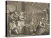 A Harlot's Progress, Plate 4 from the Series "A Harlot's Progress", April 1732-William Hogarth-Stretched Canvas