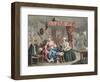 A Harlot's Progress, Plate Lll: Apprehended by a Magistrate, Illustration from 'Hogarth Restored:…-William Hogarth-Framed Giclee Print