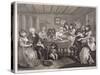 A Harlot's Progress, Plate Vi, from 'The Original and Genuine Works of William Hogarth'-William Hogarth-Stretched Canvas