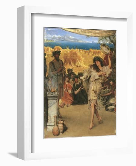 A Harvest Festival, 1880-Sir Lawrence Alma-Tadema-Framed Giclee Print