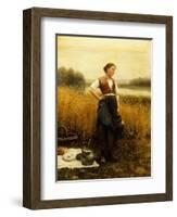 A Harvest Lunch-Daniel Ridgway Knight-Framed Giclee Print