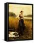 A Harvest Lunch-Daniel Ridgway Knight-Framed Stretched Canvas