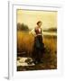 A Harvest Lunch-Daniel Ridgway Knight-Framed Giclee Print