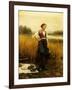 A Harvest Lunch-Daniel Ridgway Knight-Framed Giclee Print