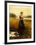 A Harvest Lunch-Daniel Ridgway Knight-Framed Giclee Print