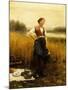 A Harvest Lunch-Daniel Ridgway Knight-Mounted Giclee Print