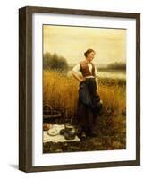 A Harvest Lunch-Daniel Ridgway Knight-Framed Giclee Print