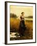 A Harvest Lunch-Daniel Ridgway Knight-Framed Giclee Print