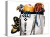 A Haul Bag Overloaded with Rock Climbing Gear-Dan Holz-Stretched Canvas