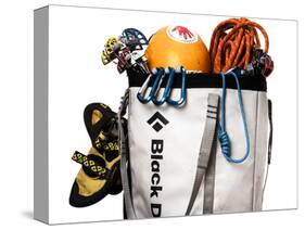 A Haul Bag Overloaded with Rock Climbing Gear-Dan Holz-Stretched Canvas