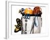 A Haul Bag Overloaded with Rock Climbing Gear-Dan Holz-Framed Photographic Print