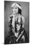 A Hawaiian Hula Dancer Photograph - Hawaii-Lantern Press-Mounted Art Print